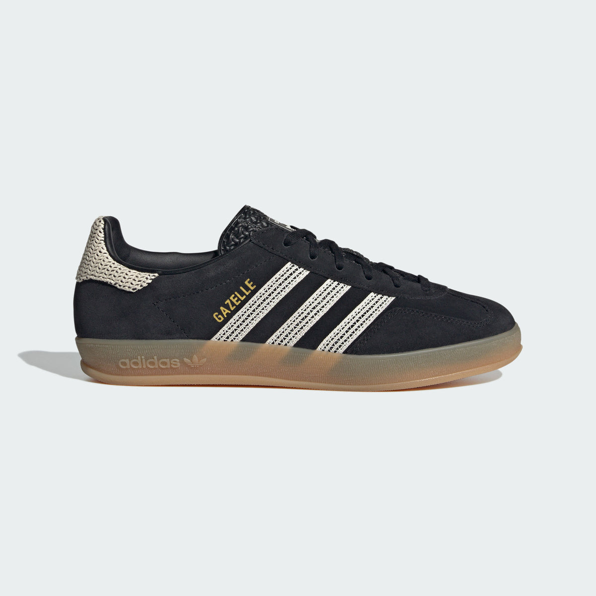 Adidas Gazelle Indoor W Sneakers - Black / Wonder White / Resin Yellow - view 1