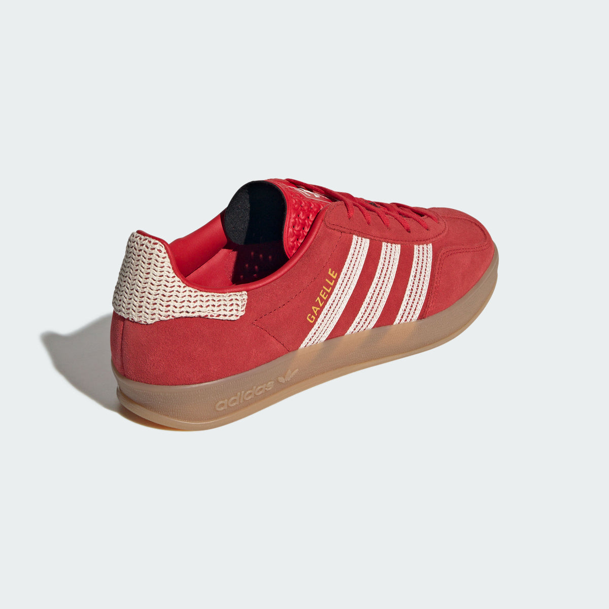 Adidas Gazelle Indoor Sneakers - Better Scarlet / Wonder White / Resin Yellow - view 8