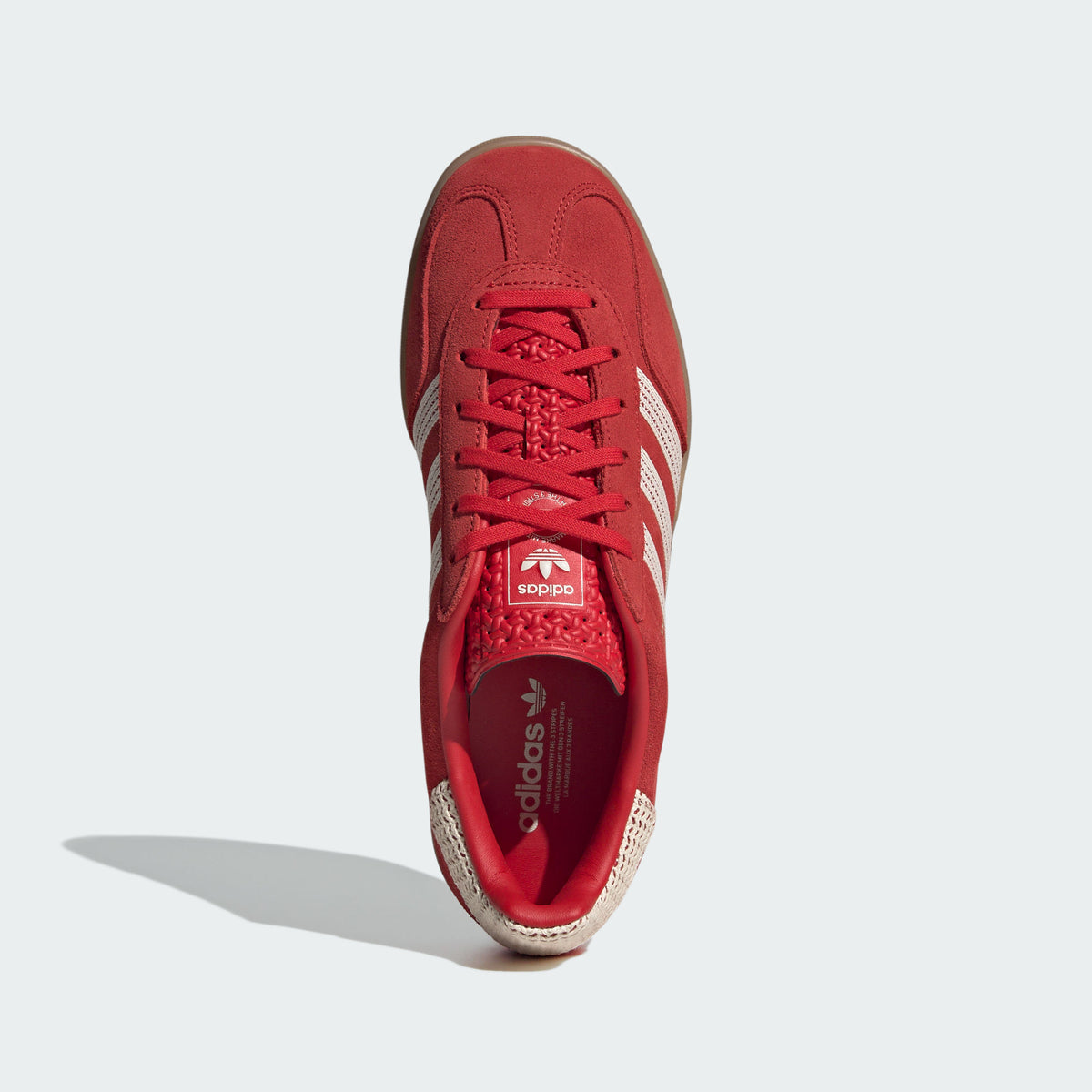 Adidas Gazelle Indoor Sneakers - Better Scarlet / Wonder White / Resin Yellow - view 5