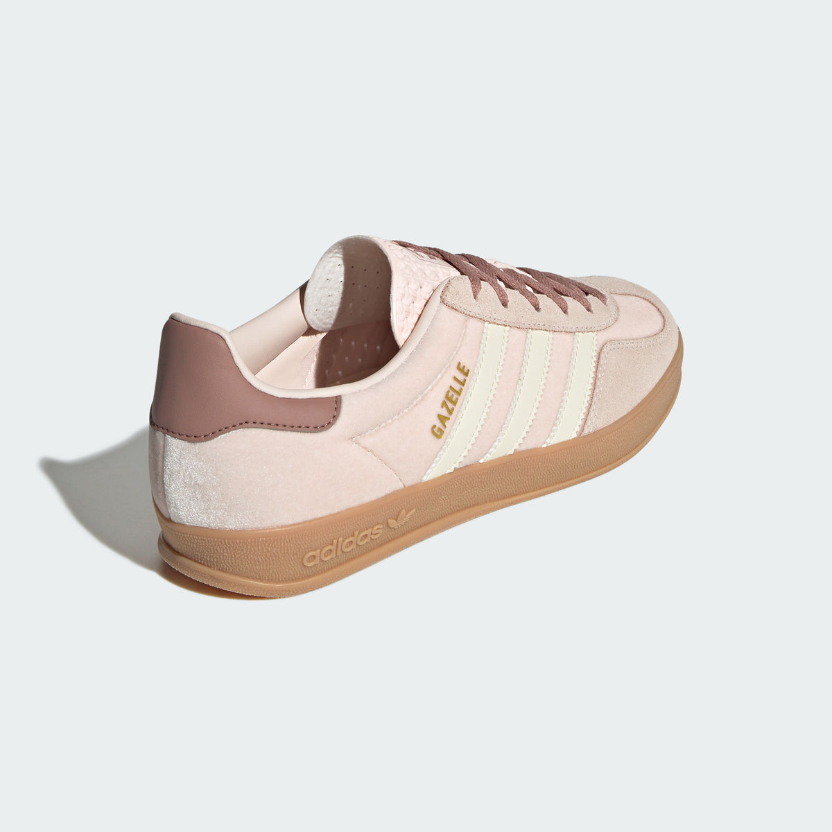 Adidas Gazelle Indoor Sneakers - Wonder Quartz / Warm Earth / Resin Yellow - view 6