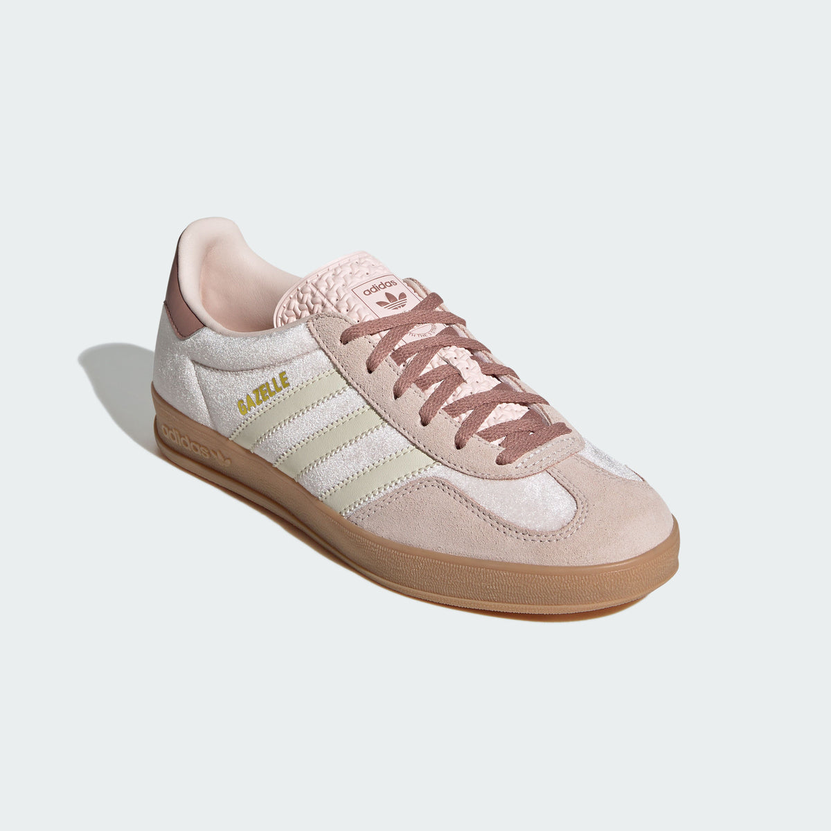 Adidas Gazelle Indoor Sneakers - Wonder Quartz / Warm Earth / Resin Yellow - view 5