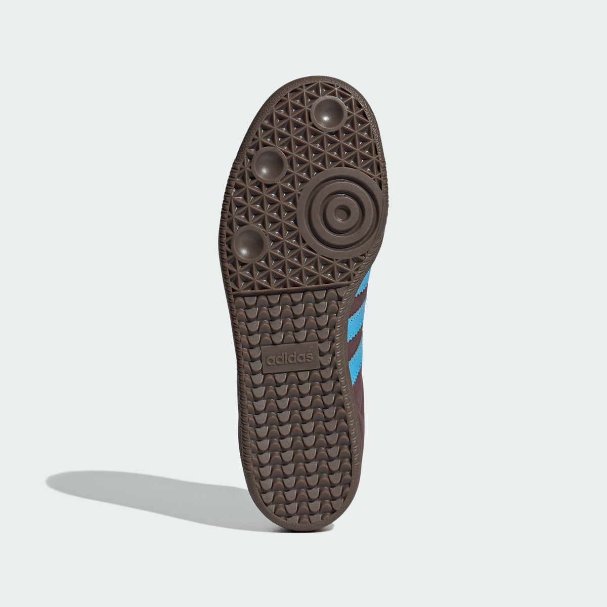 Adidas Samba OG Sneakers - Shadow Brown / Sky Blue / Dark Brown - view 4