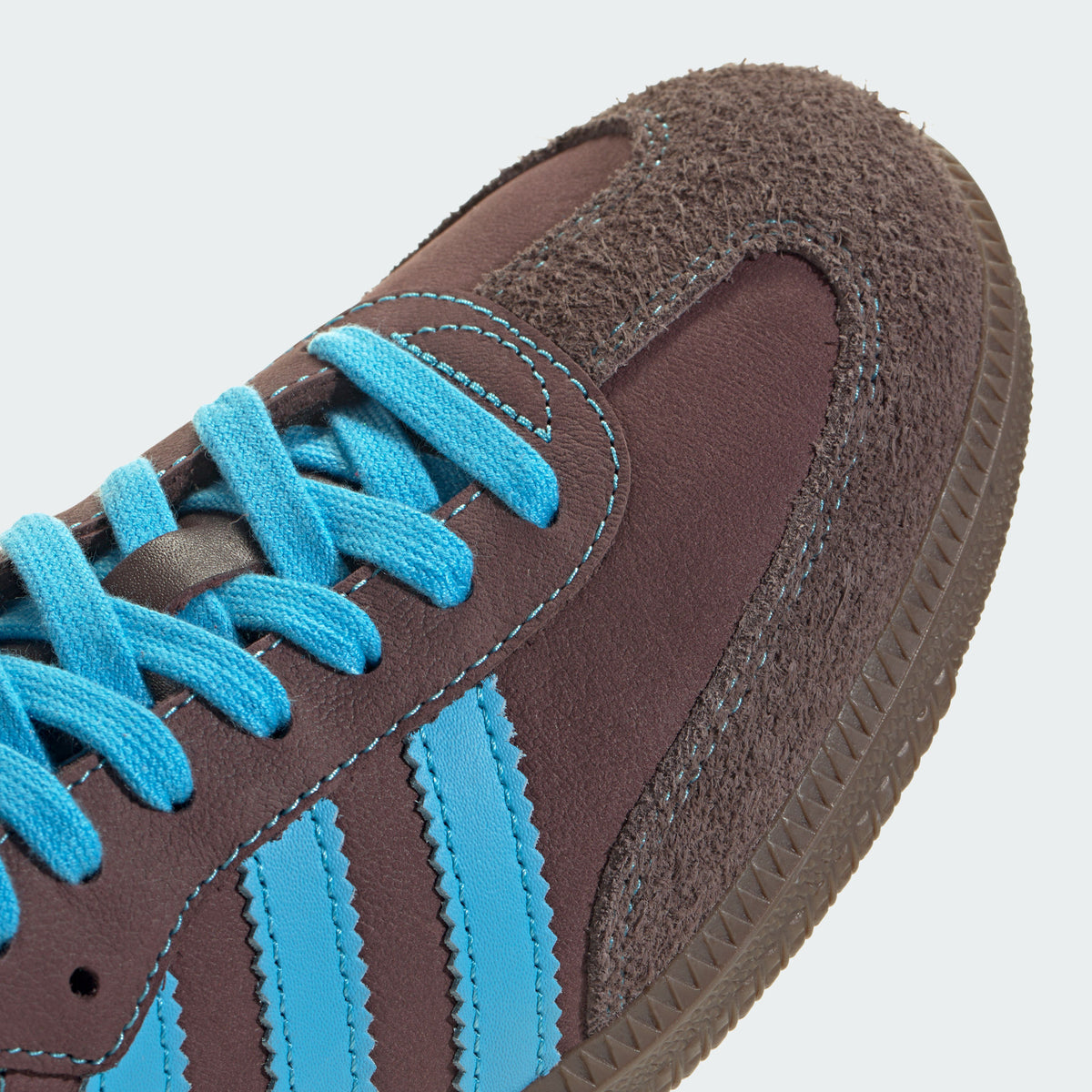 Adidas Samba OG Sneakers - Shadow Brown / Sky Blue / Dark Brown - view 8