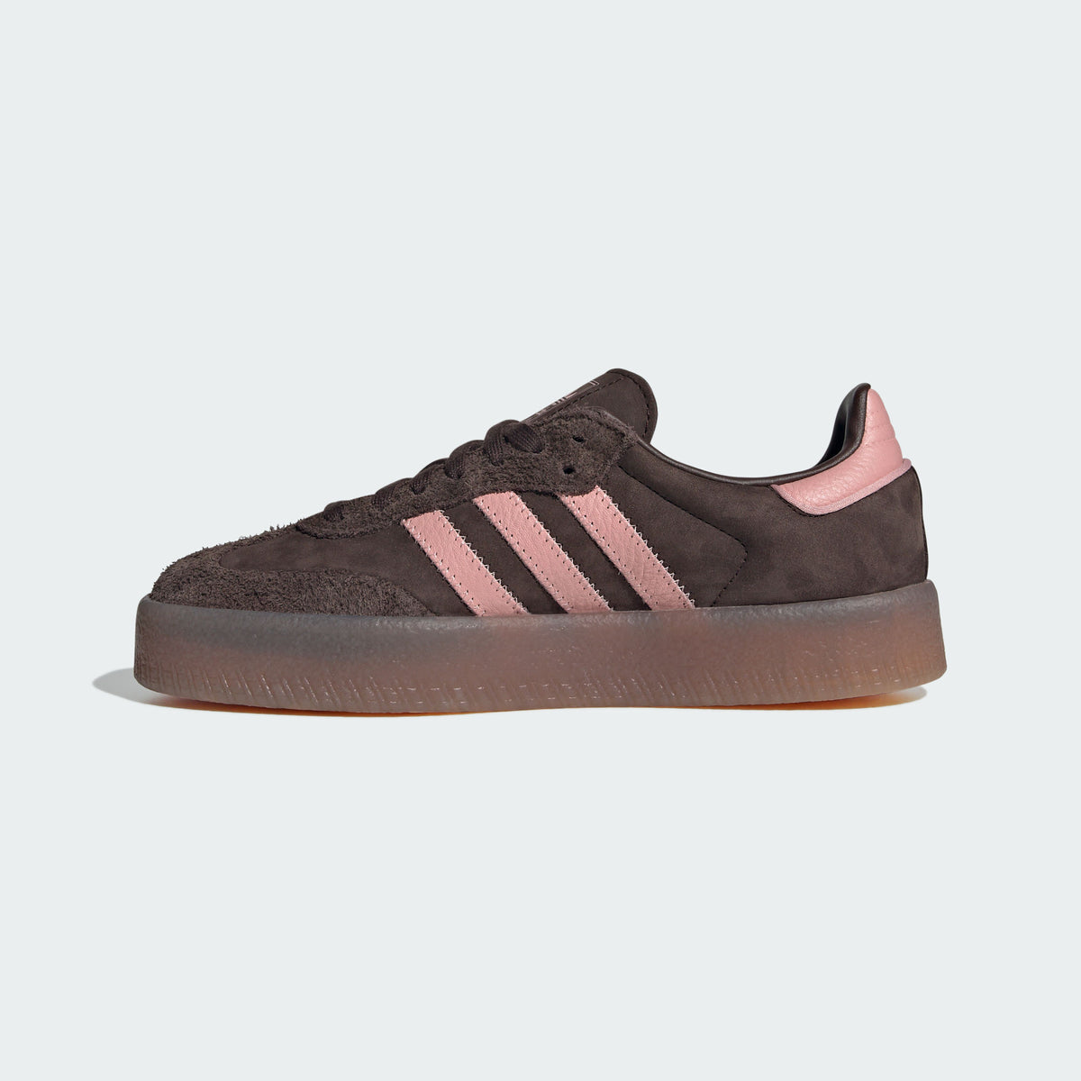 Adidas Sambae Sneakers - Dark Brown / Wonder Mauve / Resin Yellow - view 2