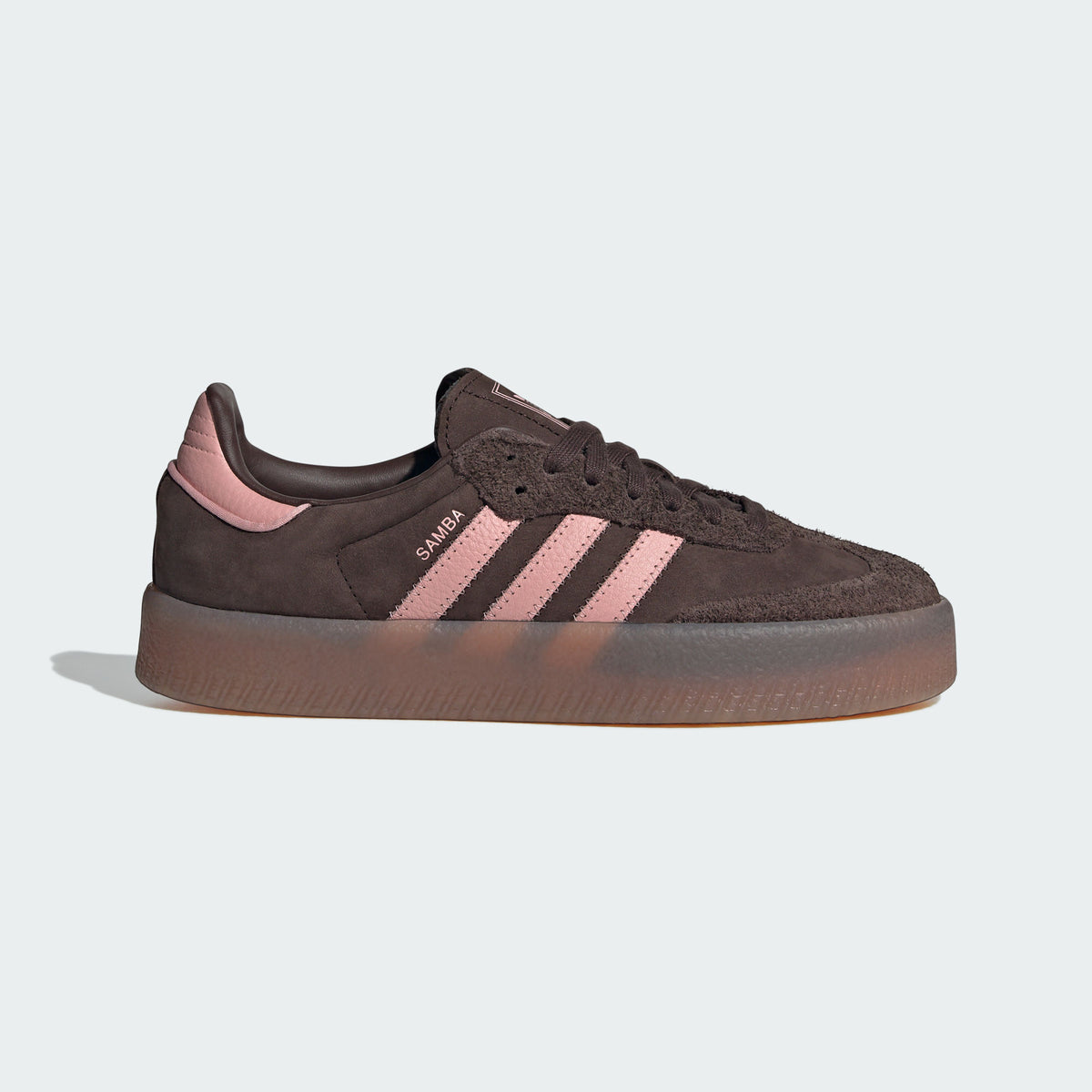 Adidas Sambae Sneakers - Dark Brown / Wonder Mauve / Resin Yellow - view 1