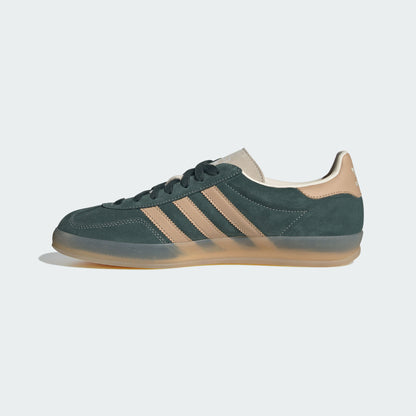 Adidas Gazelle Indoor Sneakers - Shadow Green / Warm Sand / Wonder White - view 4