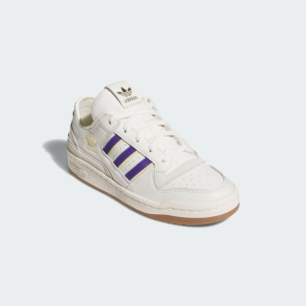 Adidas Forum LOW CL Sneakers - White / Collegiate Purple / Off White - view 5