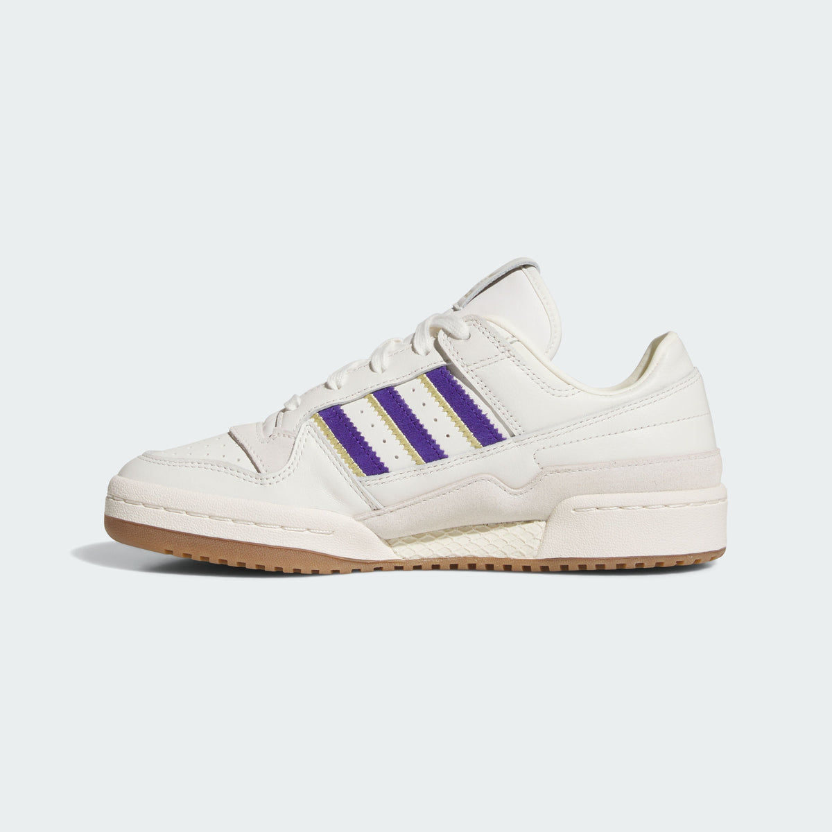 Adidas Forum LOW CL Sneakers - White / Collegiate Purple / Off White - view 2