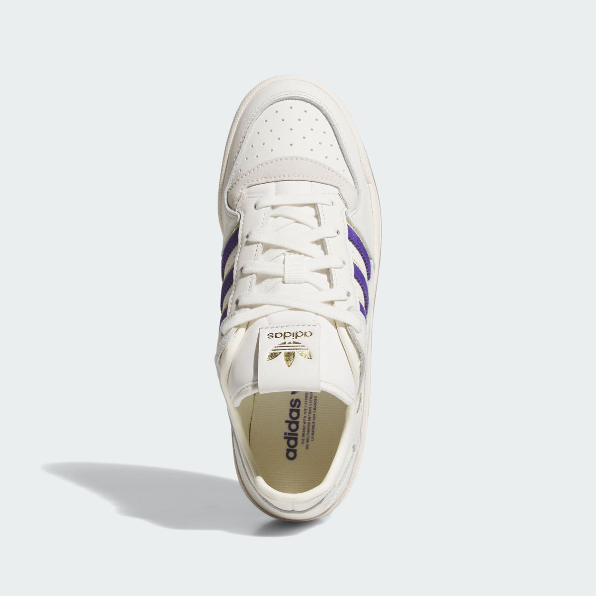 Adidas Forum LOW CL Sneakers - White / Collegiate Purple / Off White - view 3