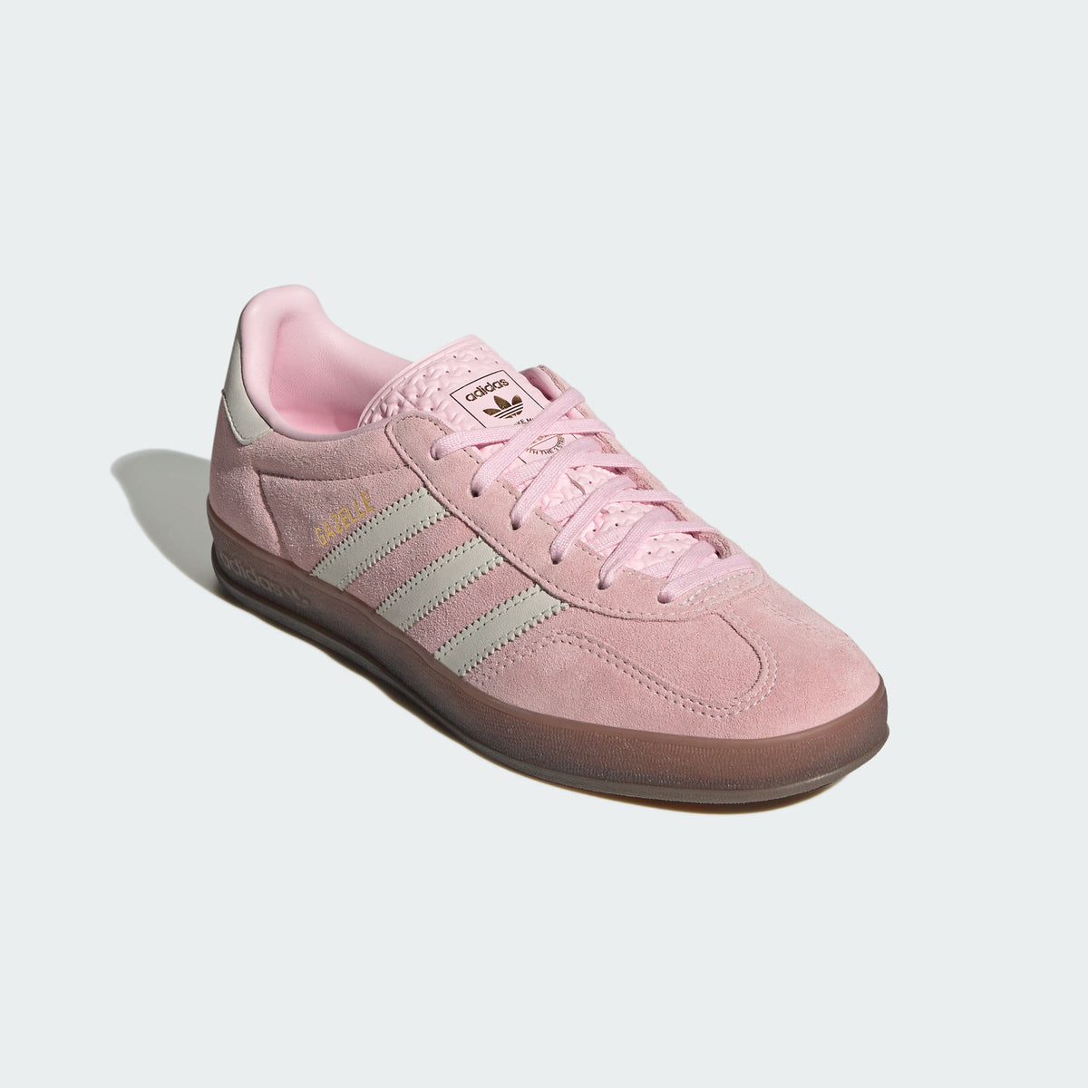 Adidas Gazelle Indoor W Sneakers - Pink Blue / Chalk White / Resin Yellow - view 5