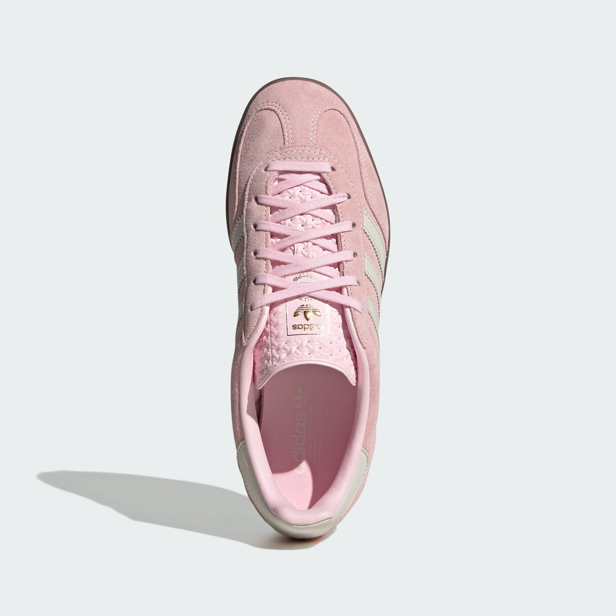 Adidas Gazelle Indoor W Sneakers - Pink Blue / Chalk White / Resin Yellow - view 3