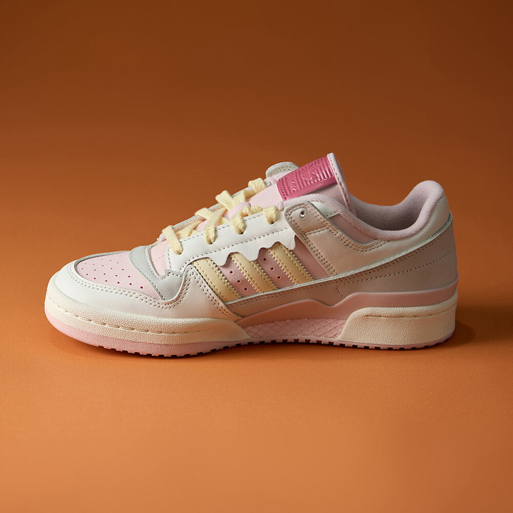Adidas Forum LOW CL Sneakers - Clear Pink / Warm Vanilla / Crystal White - view 4