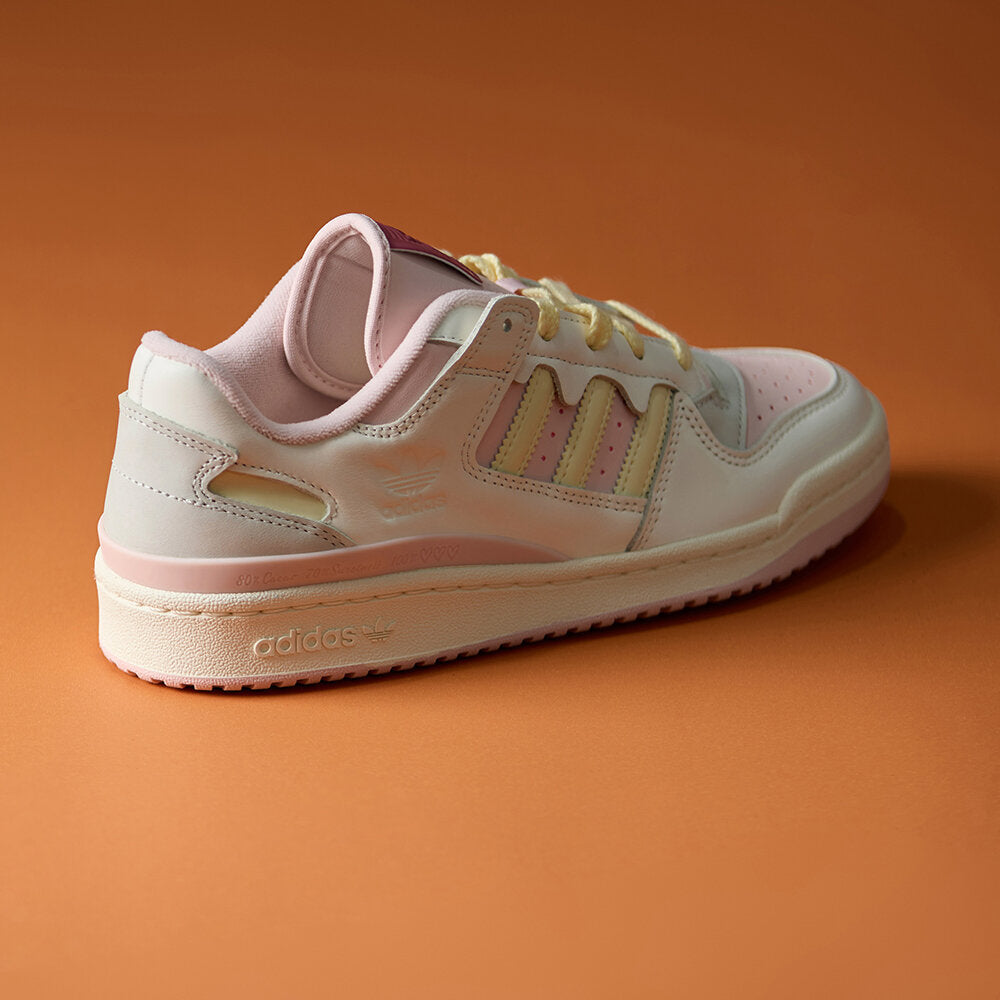 Adidas Forum LOW CL Sneakers - Clear Pink / Warm Vanilla / Crystal White - view 3