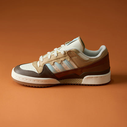 Adidas Forum LOW CL Sneakers - Ivory / Light Solar Green / Magic Beige - view 4