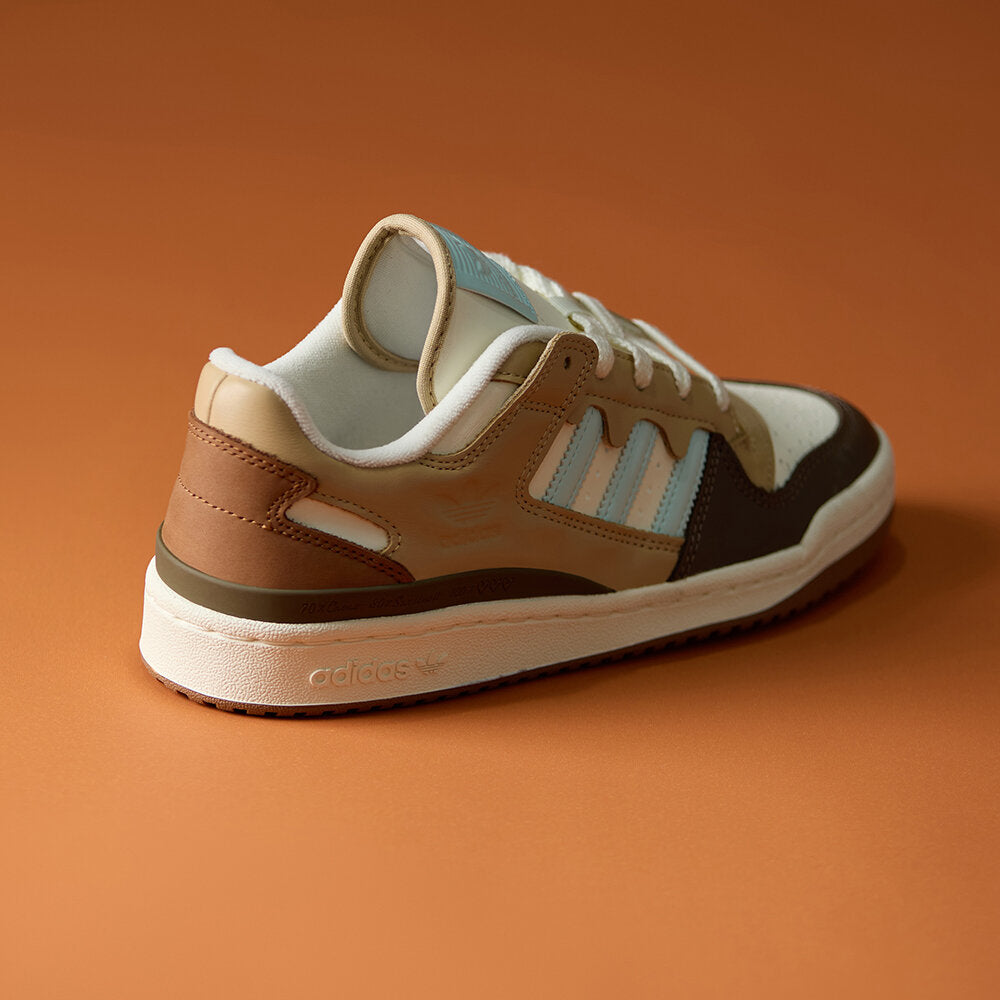 Adidas Forum LOW CL Sneakers - Ivory / Light Solar Green / Magic Beige - view 3