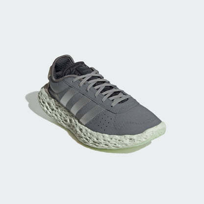 Adidas Zponge Sneakers - Grey / Dark Silver Metallic / Solar Red - view 5
