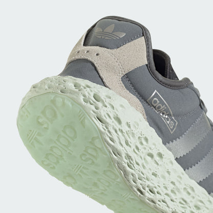 Adidas Zponge Sneakers - Grey / Dark Silver Metallic / Solar Red - view 7