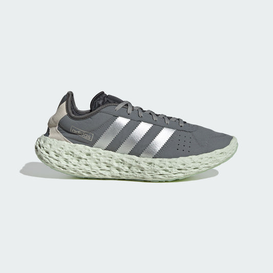 Adidas Zponge Sneakers - Grey / Dark Silver Metallic / Solar Red - view 1