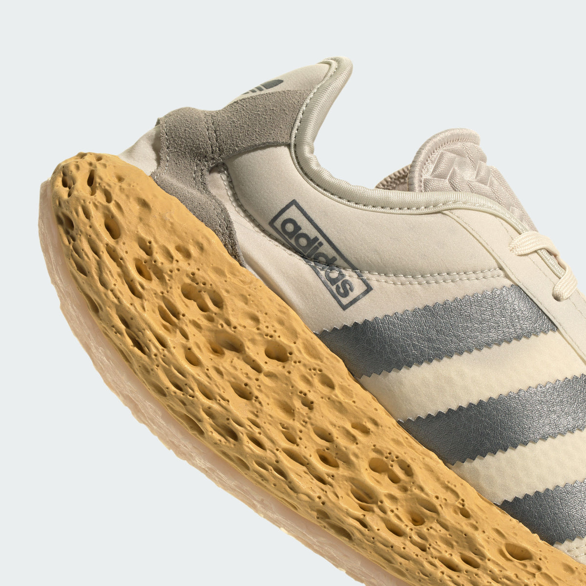 Adidas Zponge Sneakers - Grey / Dark Silver Metallic / Solar Red - view 7