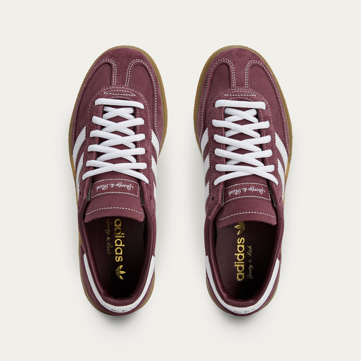 Adidas Handball Spezial SR Sneakers - Shadow Red / White / Resin Yellow - view 4