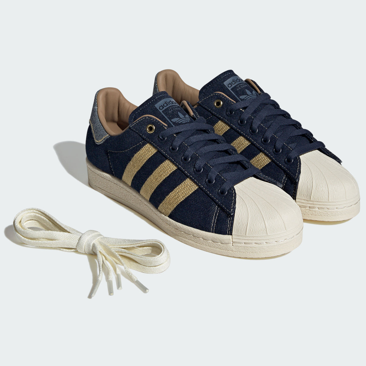 Adidas Superstar 82 Sneakers - Dark Denim / Oat / Off White - view 7
