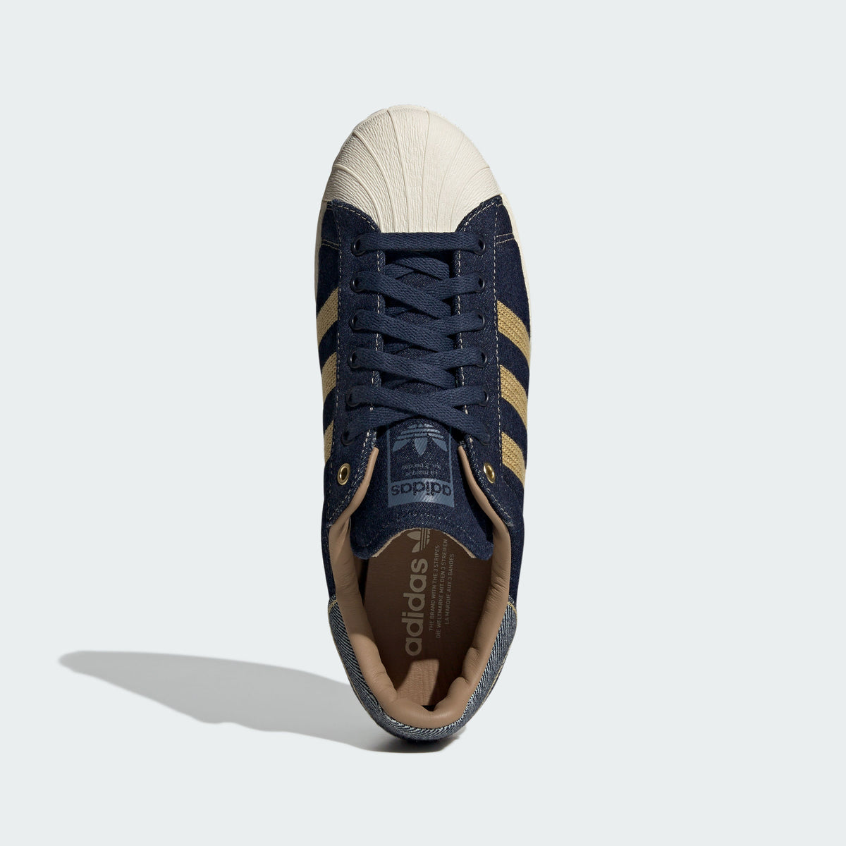 Adidas Superstar 82 Sneakers - Dark Denim / Oat / Off White - view 3