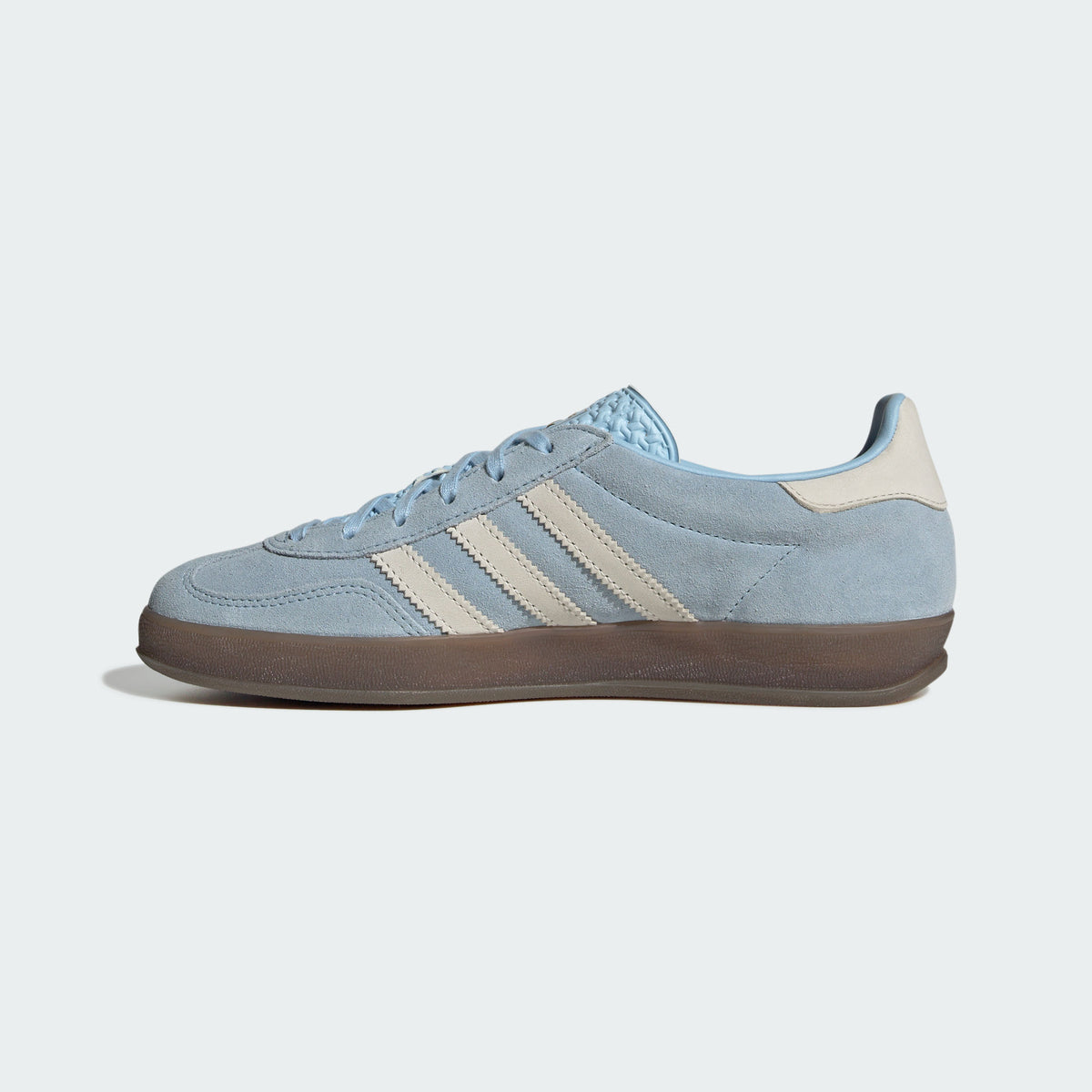 Adidas Gazelle Indoor Sneakers - Pink Blue / Chalk White / Resin Yellow - view 5