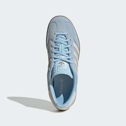 Adidas Gazelle Indoor Sneakers - Pink Blue / Chalk White / Resin Yellow - view 6