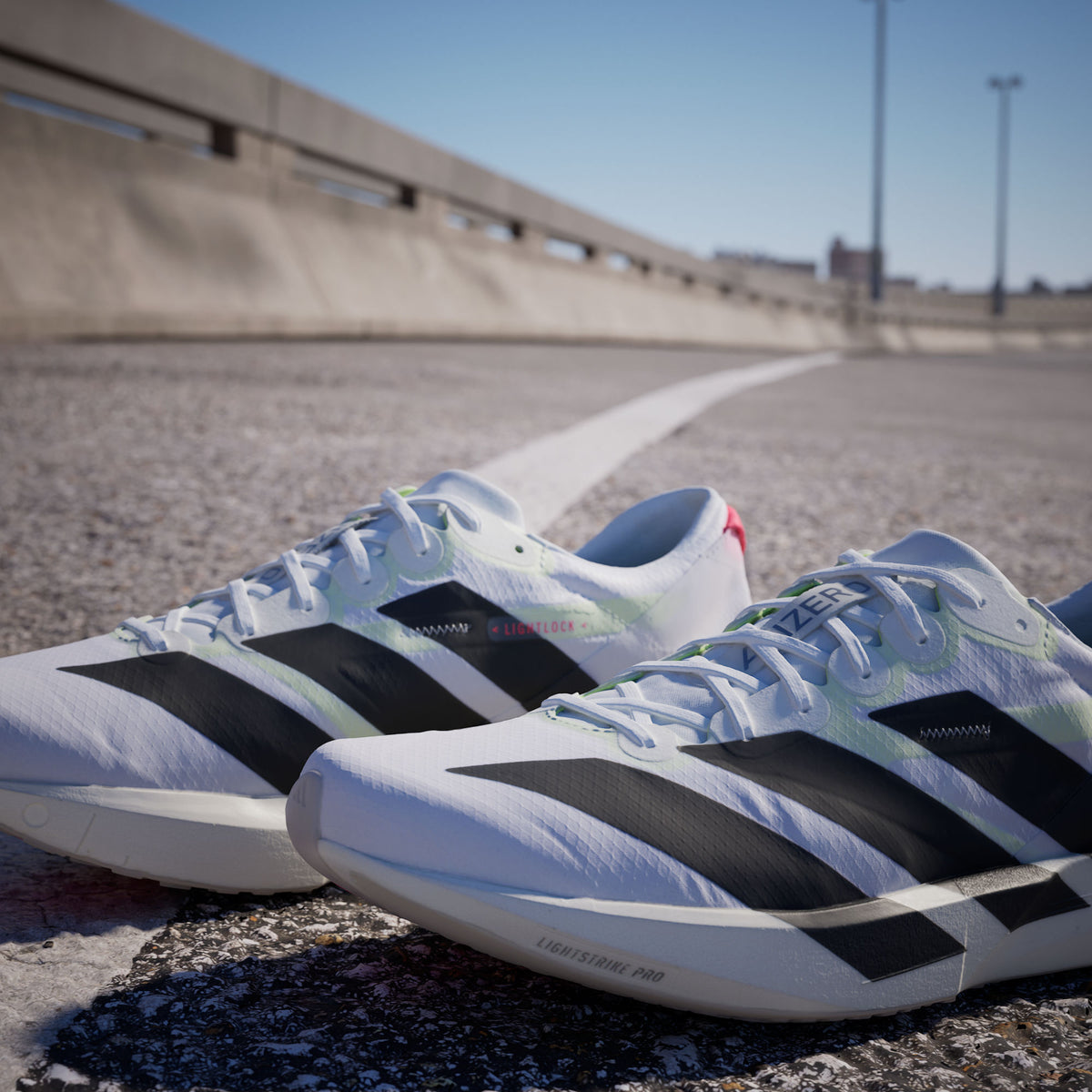 Adidas Adizero Adios 9 M Sneakers - Black / Iron Metallic - view 3