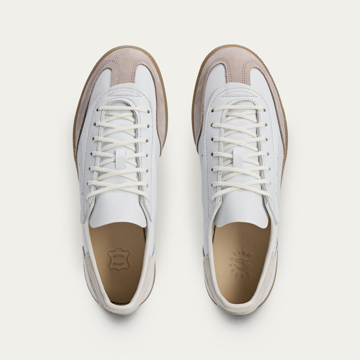 Adidas Handball Spezial Invincible Sneakers - Crystal White / Light Grey / Resin Yellow - view 3