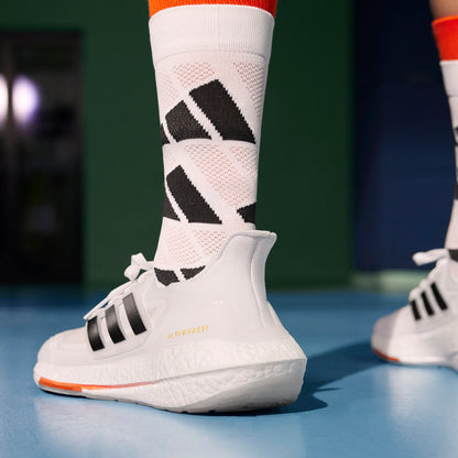 Adidas Ultraboost 21 Tokyo Sneakers - White / Black / Orange Red - view 2