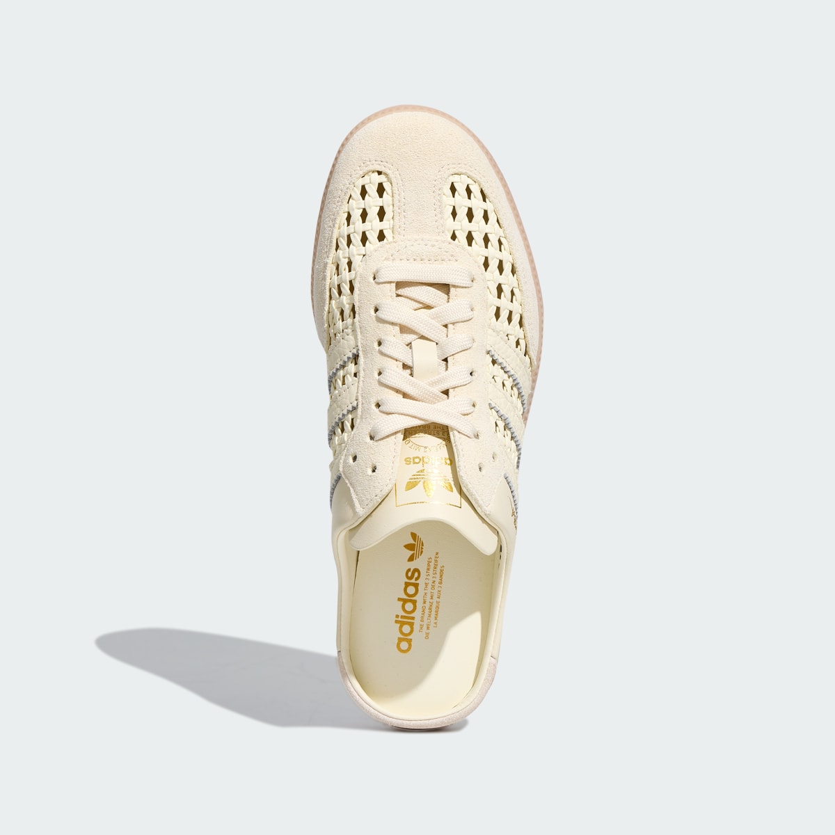 Adidas Samba OG MULE Sneakers - Cream White / Gold Metallic - view 2