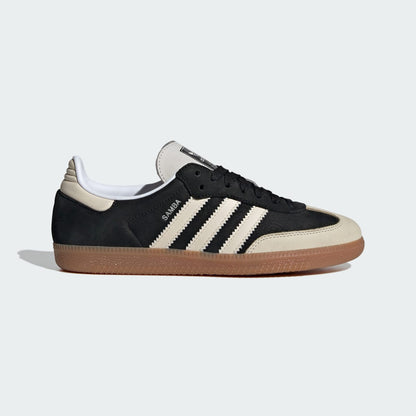 Adidas Samba OG W Sneakers - Core Black / Wonder White / Silver Metallic - view 1