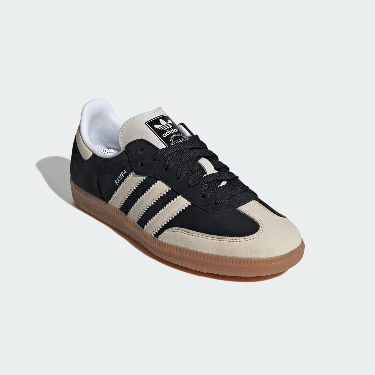 Adidas Samba OG W Sneakers - Core Black / Wonder White / Silver Metallic - view 4