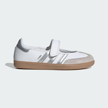 Adidas Samba Jane Sneakers - Cloud White / Silver Metallic / Gum - view 1