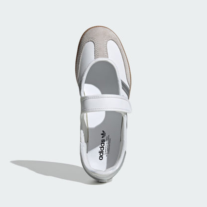 Adidas Samba Jane Sneakers - Cloud White / Silver Metallic / Gum - view 2