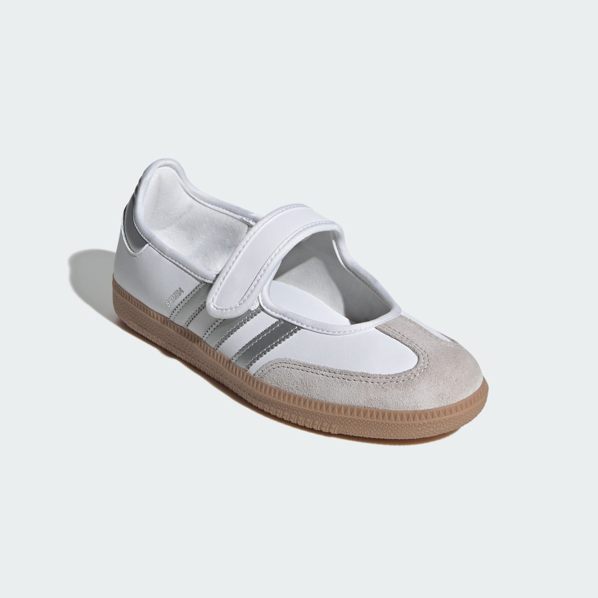 Adidas Samba Jane Sneakers - Cloud White / Silver Metallic / Gum - view 4