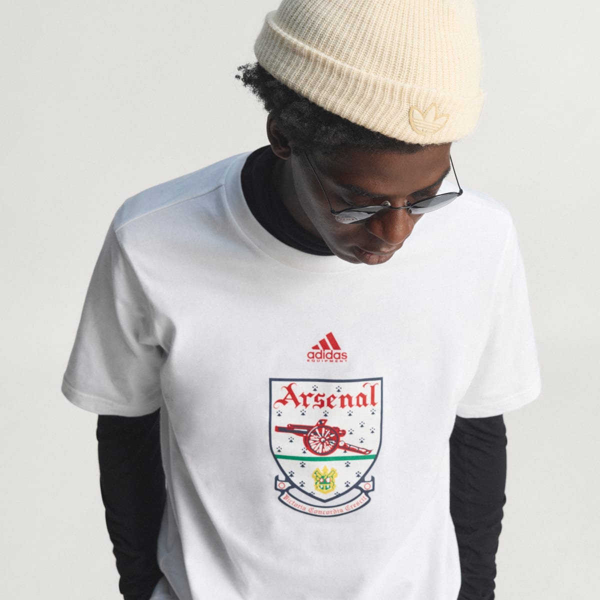 Adidas Arsenal 92-94 T-Shirt T-Shirts - White - view 3