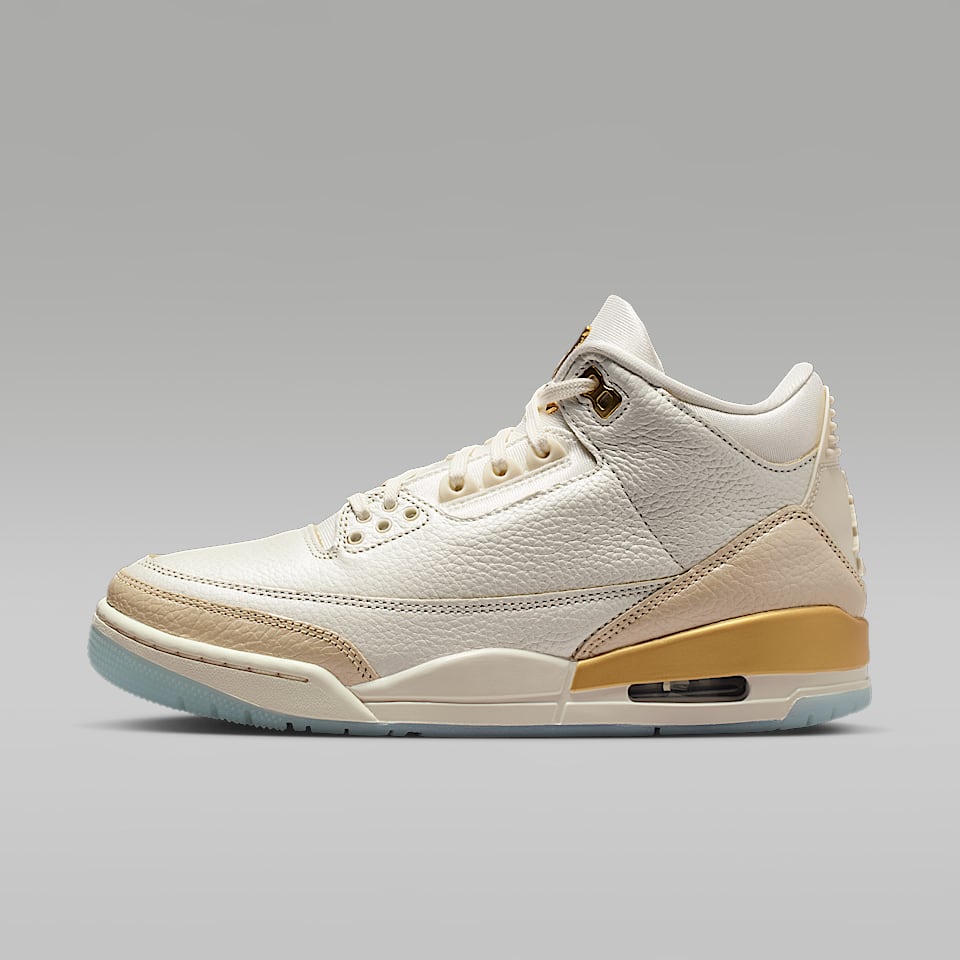 Air Jordan 3 Retro "Sail and Pale Ivory" - pink