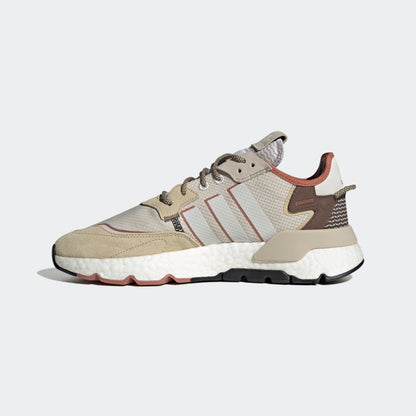 Adidas NITE Jogger Sneakers - Beige / Dark Coffee - view 4