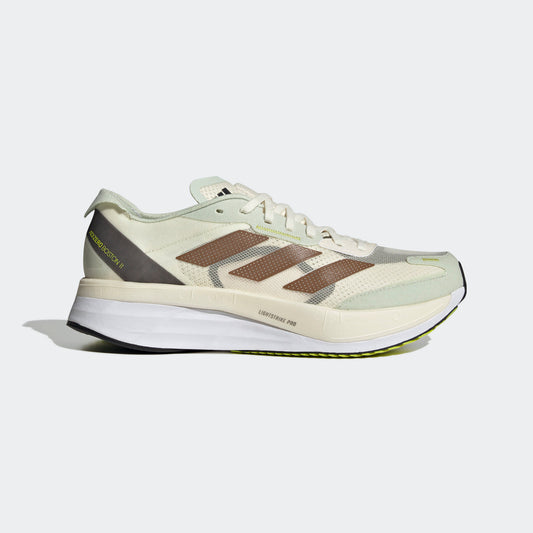 Adidas Adizero Boston 11 HALF-MARATHON Sneakers - Beige / Light Green / Brown / White / Black - view 1