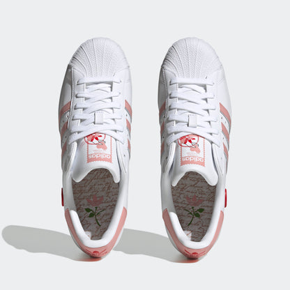 Adidas Superstar Sneakers - White / Pink - view 8