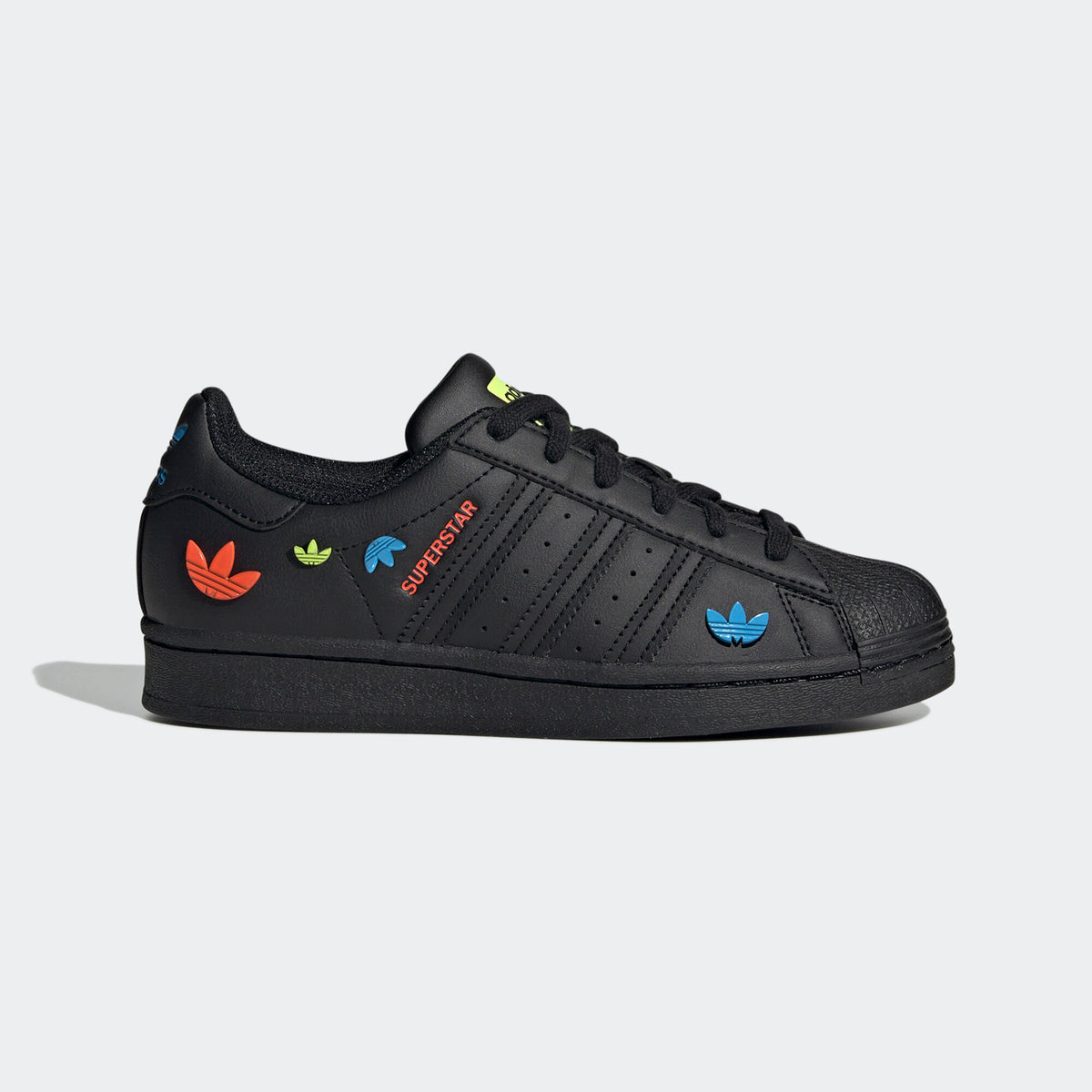 Adidas Superstar Sneakers - Black / Blue - view 1