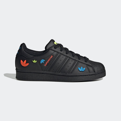 Adidas Superstar Sneakers - Black / Blue - view 1