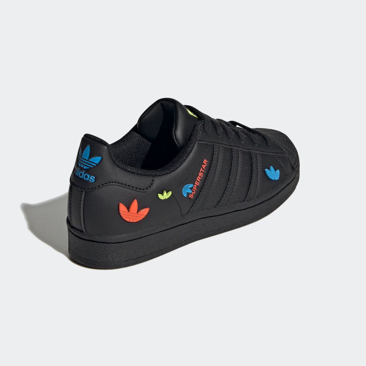 Adidas Superstar Sneakers - Black / Blue - view 6