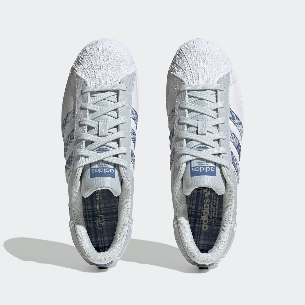 Adidas Superstar W Sneakers - White / Light Grey / Denim Blue - view 3