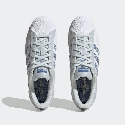 Adidas Superstar W Sneakers - White / Light Grey / Denim Blue - view 3