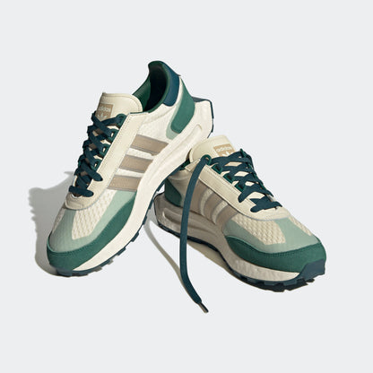 Adidas Retropy E5 Sneakers - Off White / Green / Light Green / Dark Blue / Light Khaki - view 5