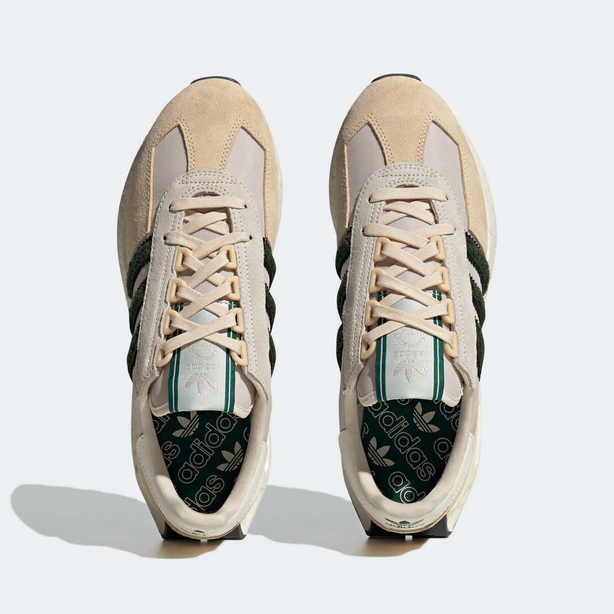 Adidas Retropy E5 Sneakers - Light Yellow / Beige / Green / White - view 3