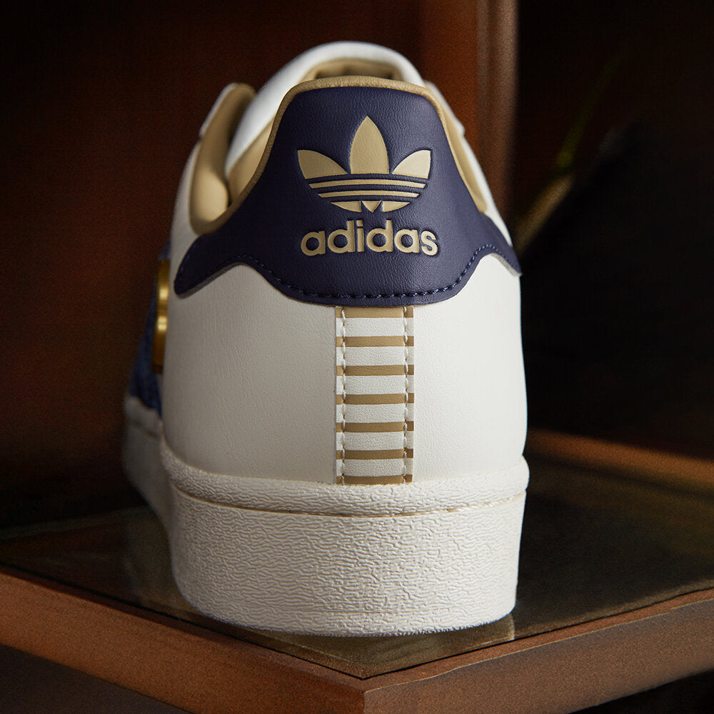 Adidas Superstar Sneakers - White / Navy - view 5